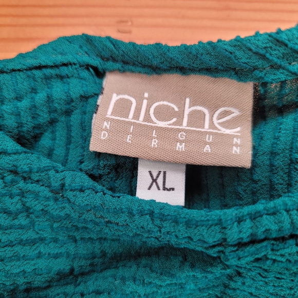 Niche Crepe Blouse ~ XL - Picture 4 of 6